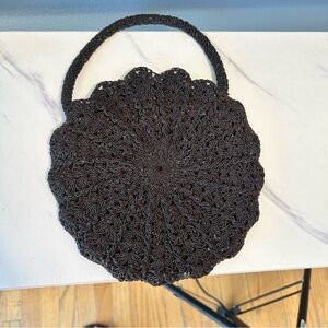 Vintage mini crochet Woven Handbag